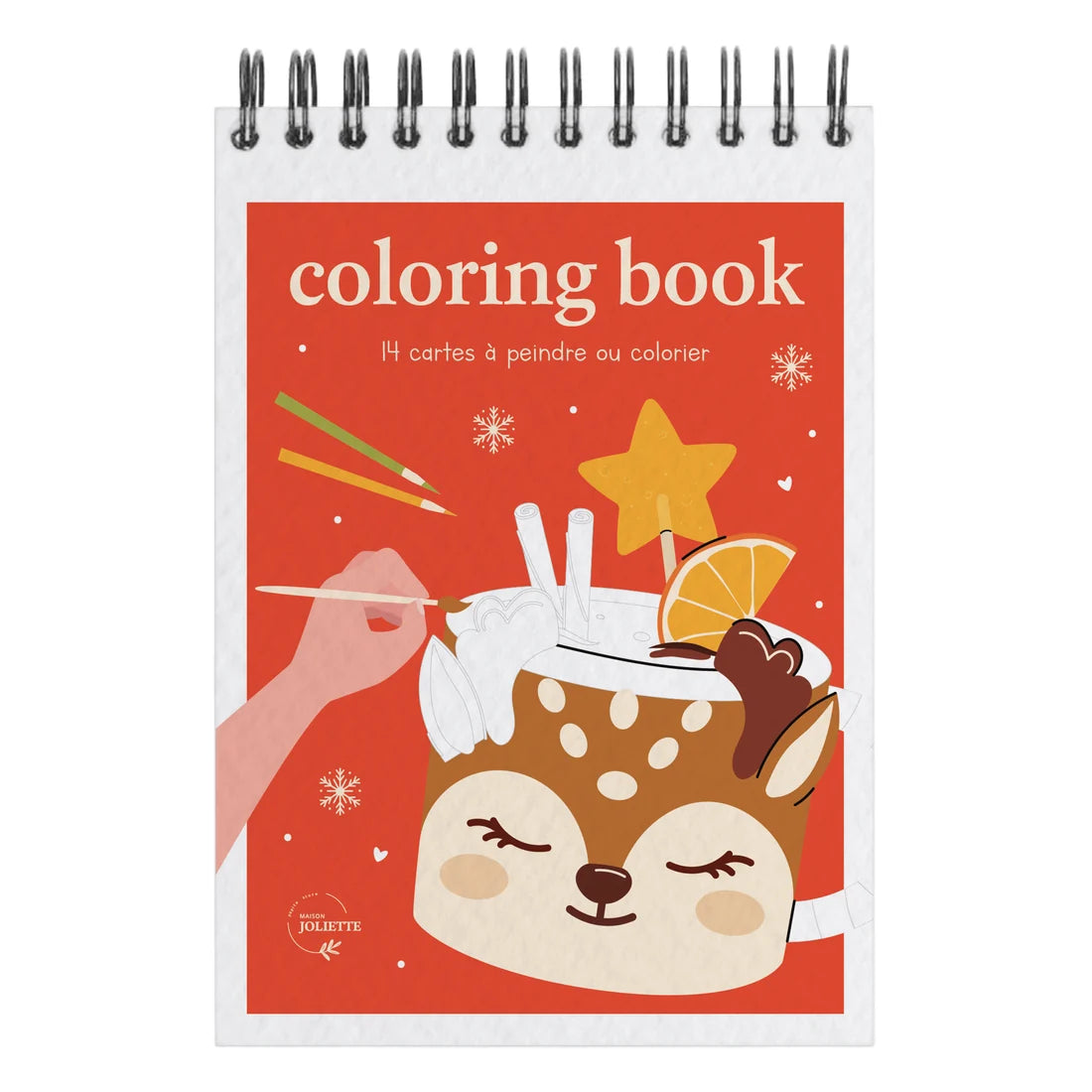 Carnet de coloriage A6 - Noël gourmand