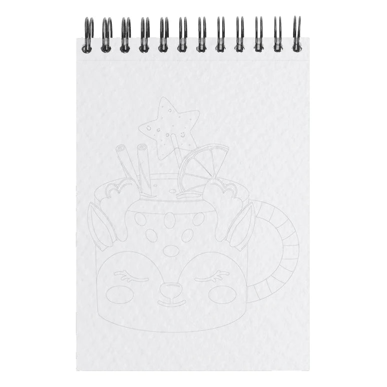 Carnet de coloriage A6 - Noël gourmand