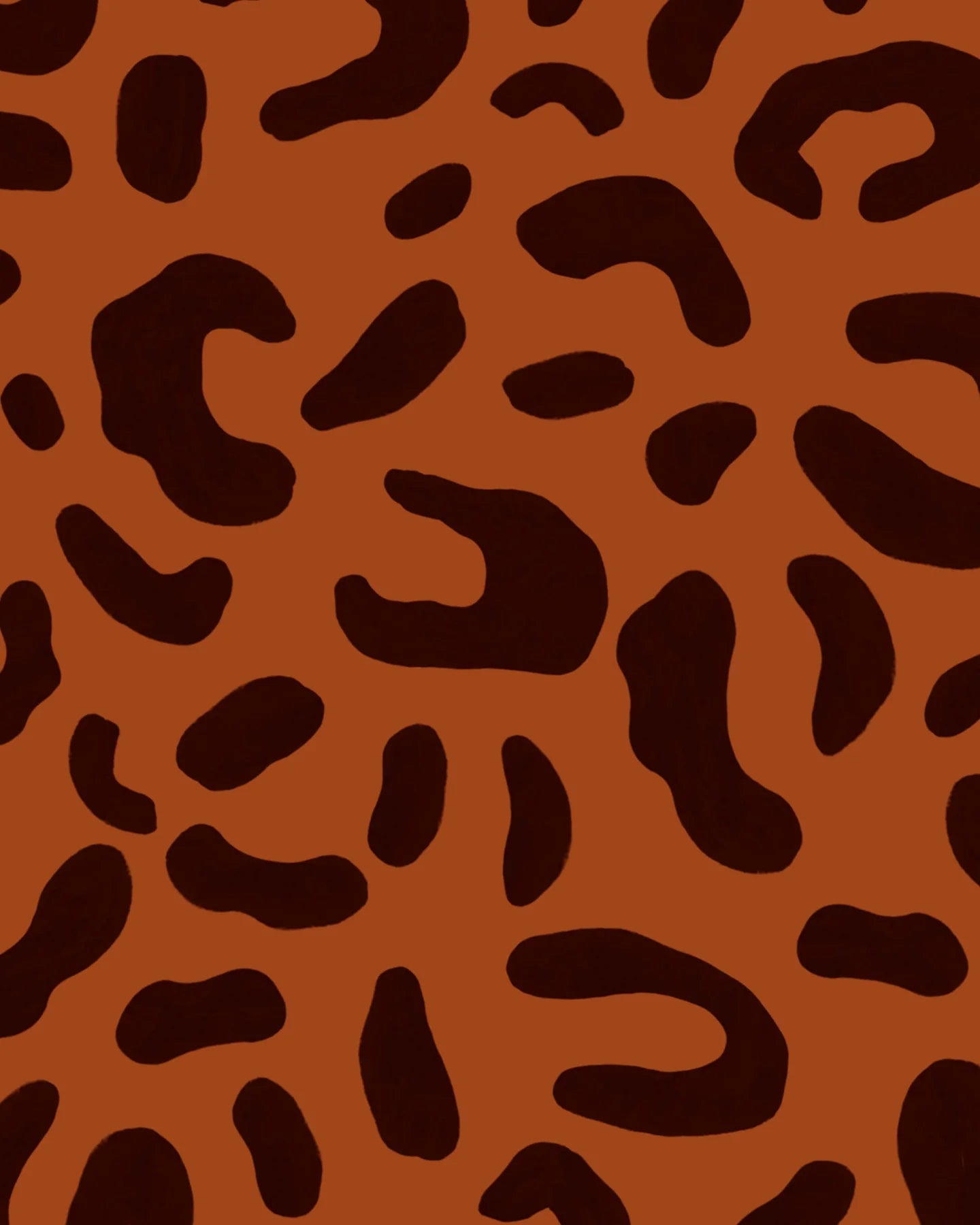 Éventail Dark leopard
