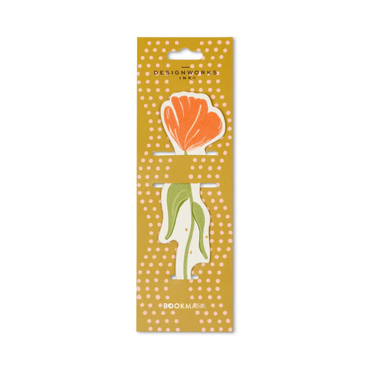 Marque-page Framed floral - Poppy