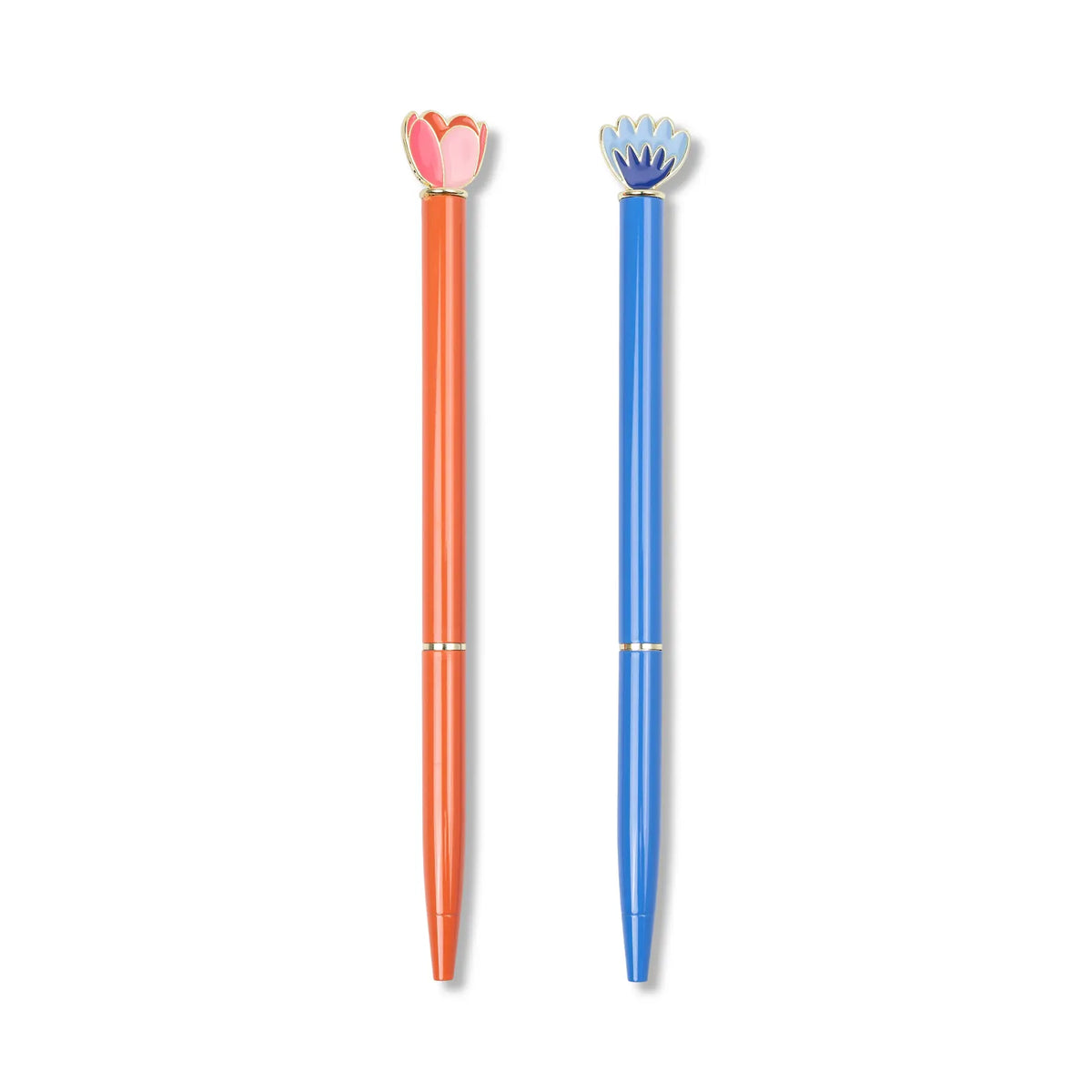 Lot de 2 stylos à bille - Floral