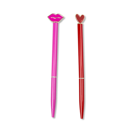 Lot de 2 stylos à bille - Love