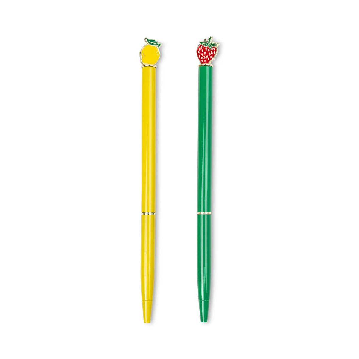 Lot de 2 stylos à bille - Fruit