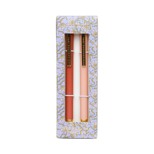 Lot de 2 porte-mines - Rosewood & blush