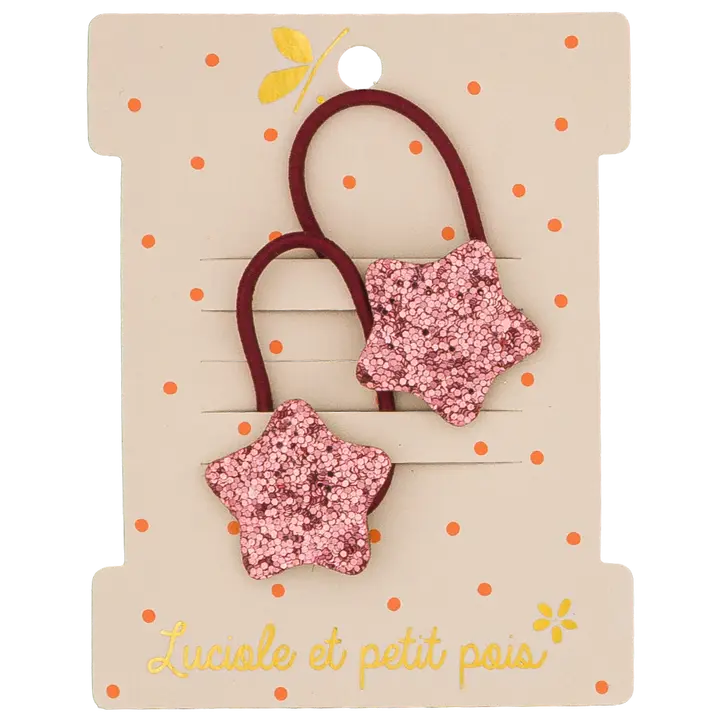 Élastiques mini - Bubble star - Framboise