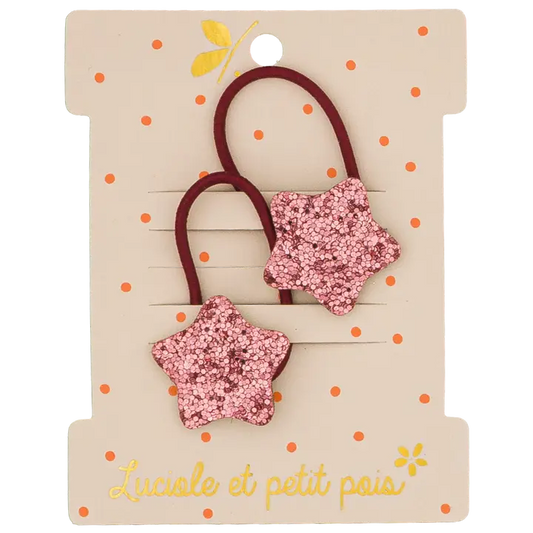 Élastiques mini - Bubble star - Framboise