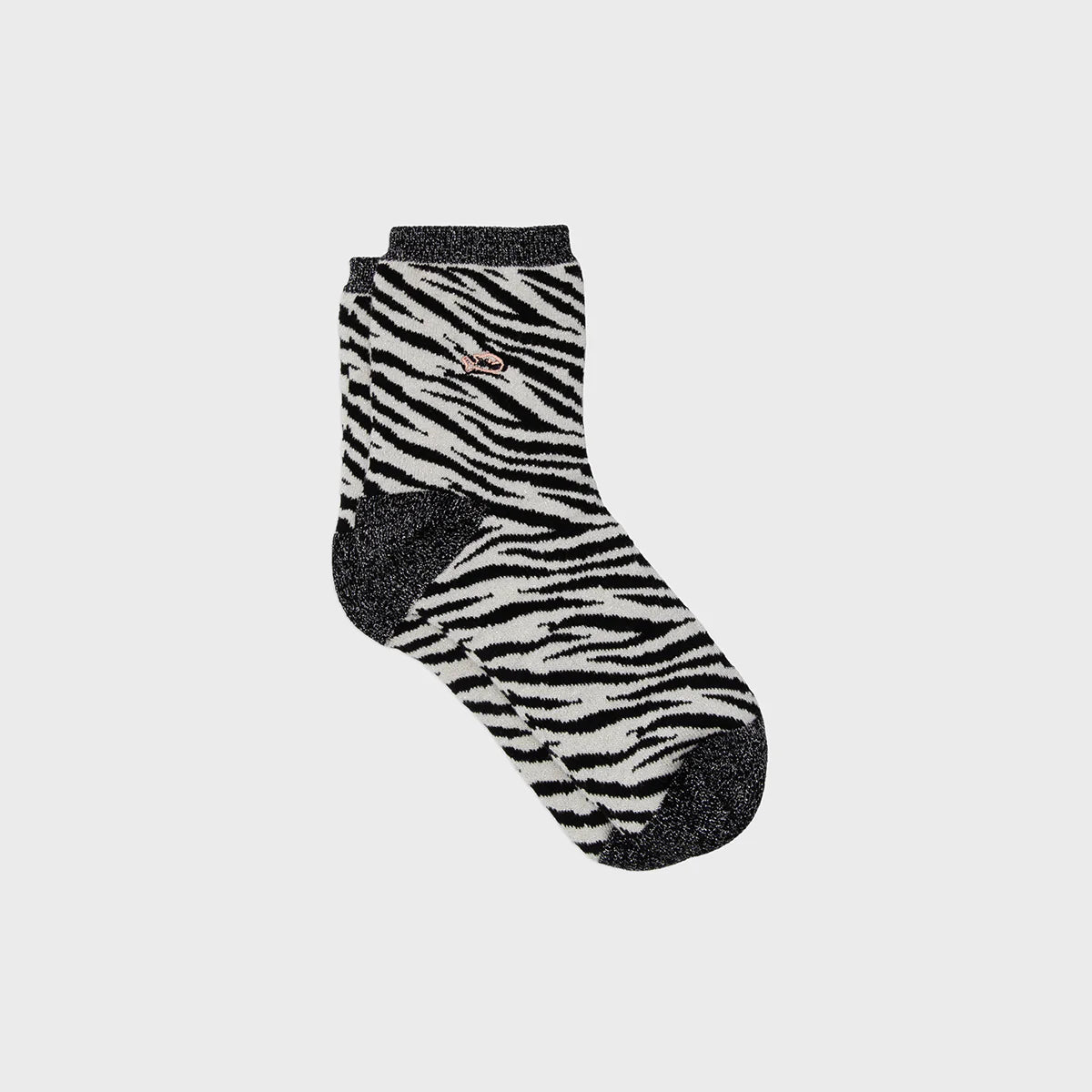 Chaussettes Zèbre - Blanc - Taille 37/40