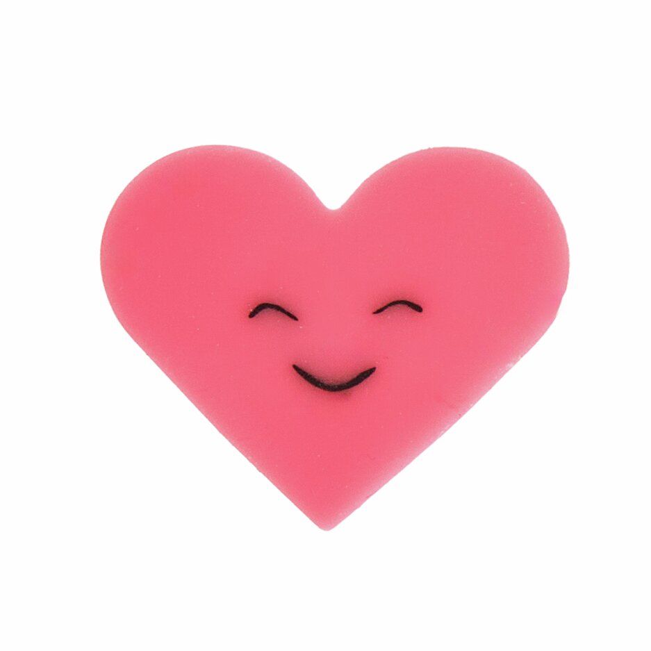 Gomme Coeur - Rouge