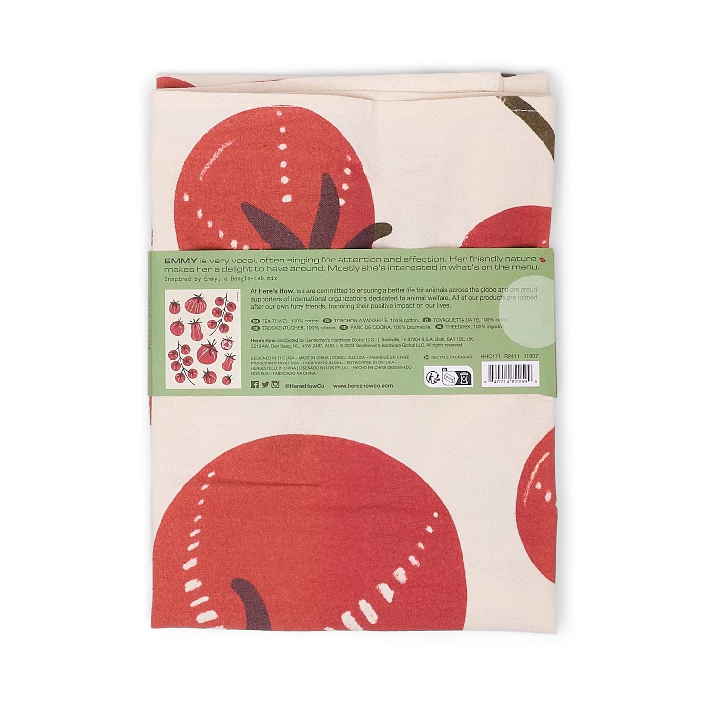 Torchon Emmy - Tomatoes