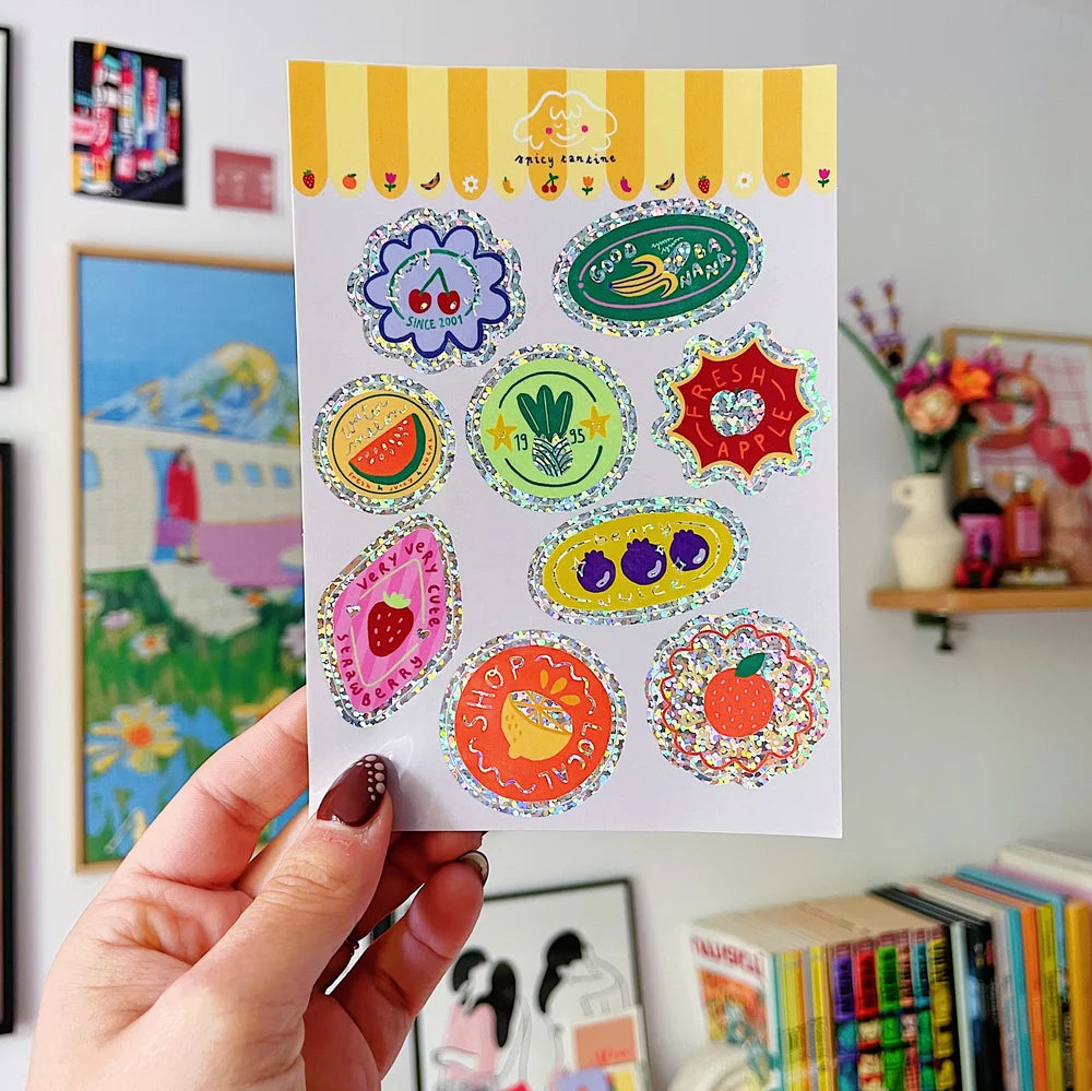 Planche de stickers - Labels