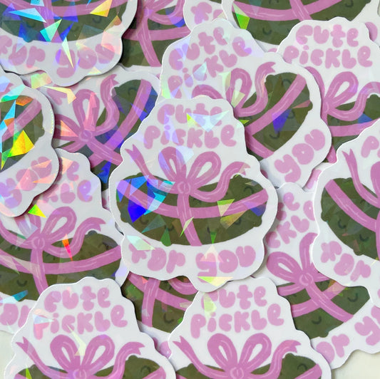 Sticker - Cute pickle for you