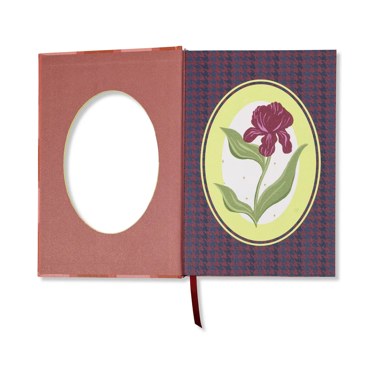 Journal Framed floral - Iris