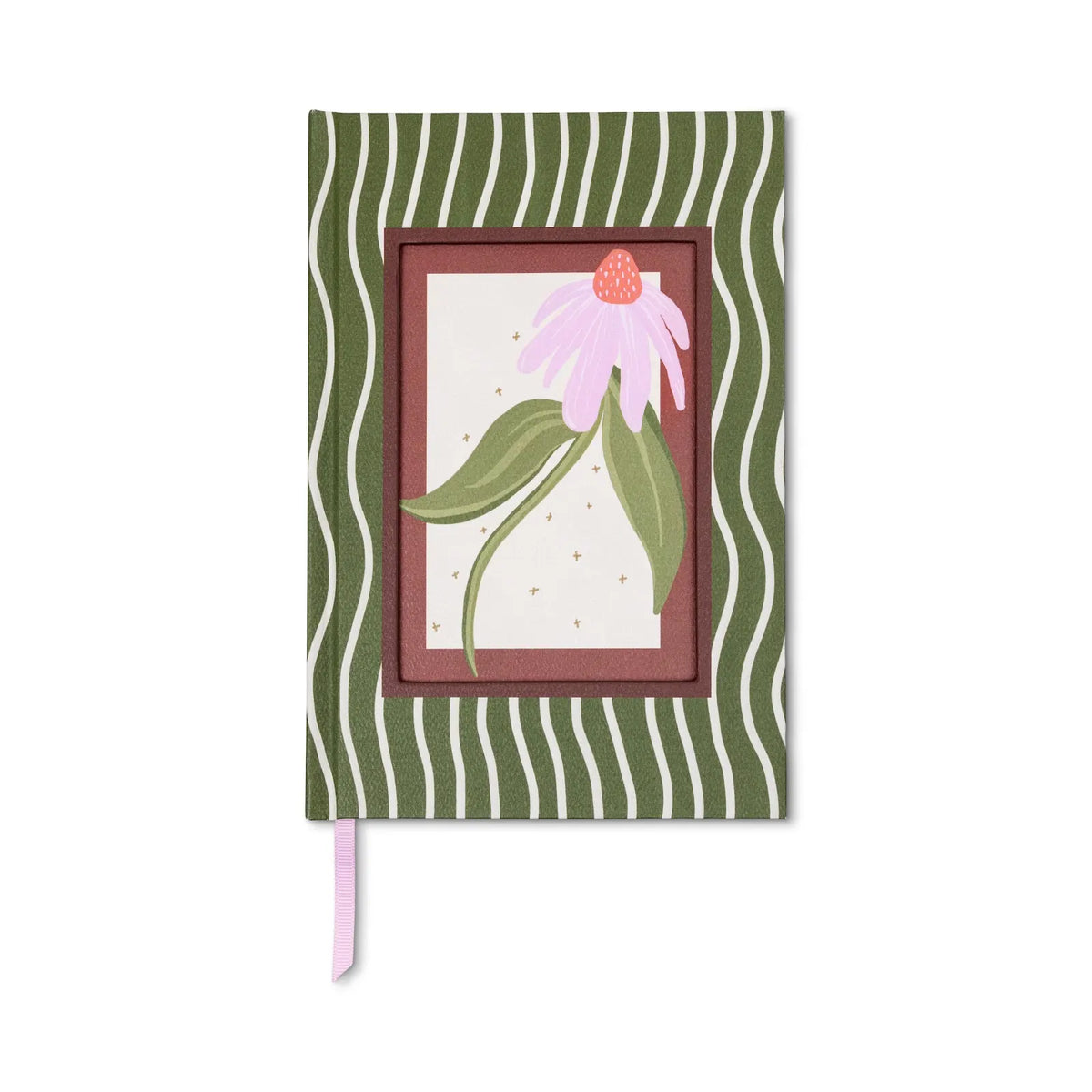 Journal Framed floral - Coneflower