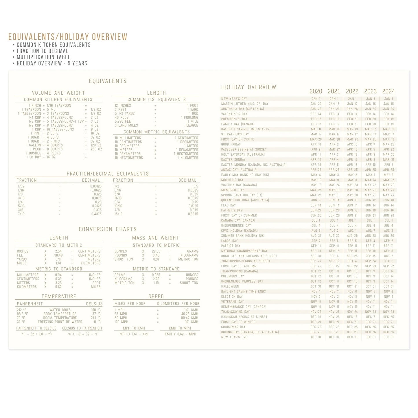 Journal Bookcloth jumbo - Live by the sun