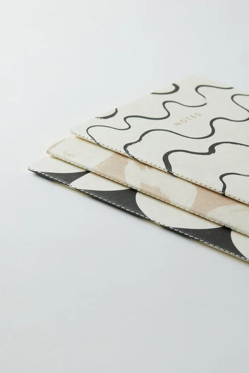 Lot de 3 carnets lignés - Naturals