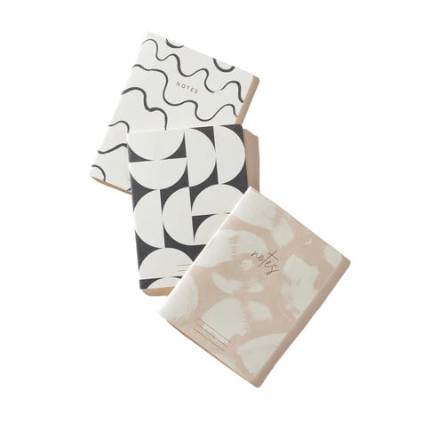Lot de 3 carnets lignés - Naturals