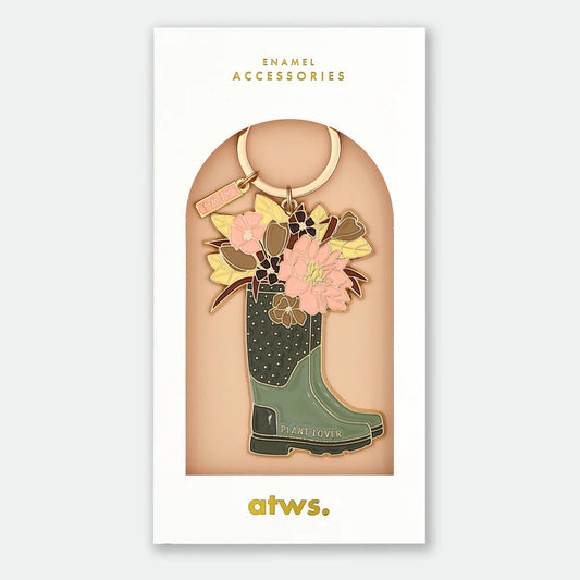 Porte-clés Plant lover boots
