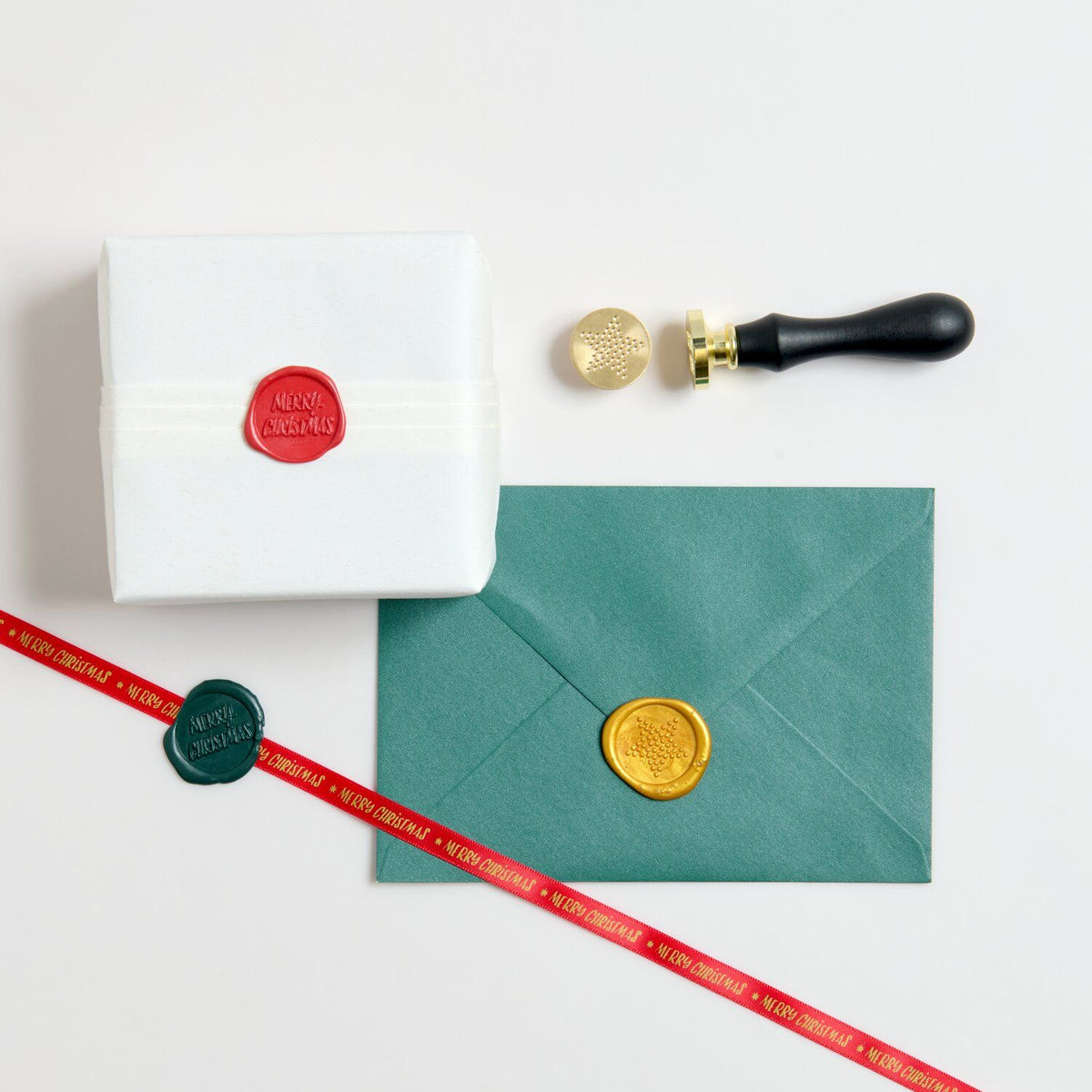 Set de cire à cacheter - X-mas