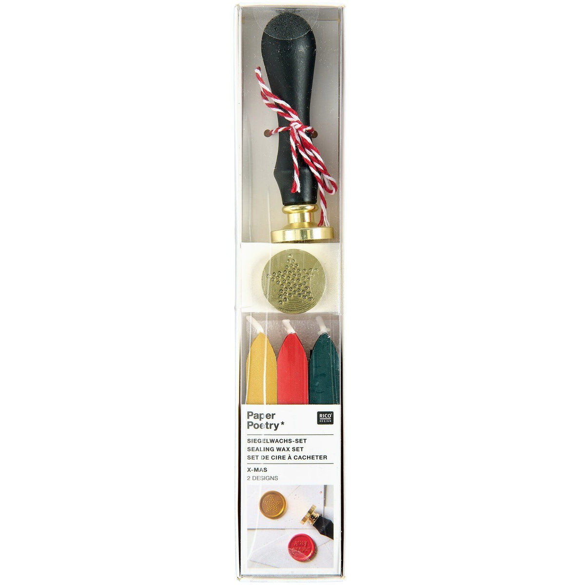Set de cire à cacheter - X-mas