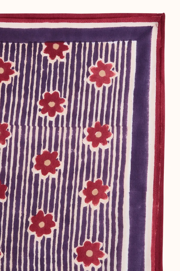 Big foulard Latika - Anna groseille