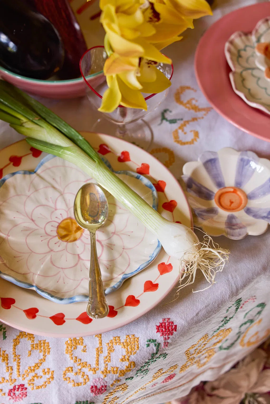 Assiette Fleur - Lavande — Rice , Lyon