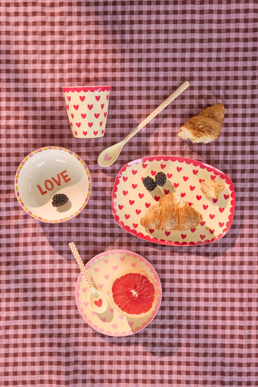 Plateau Favorite hearts - Rouge