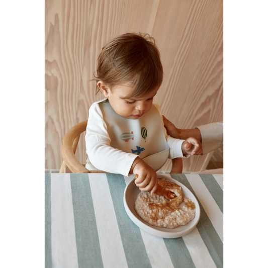 Bavoir en silicone - Aviator trio