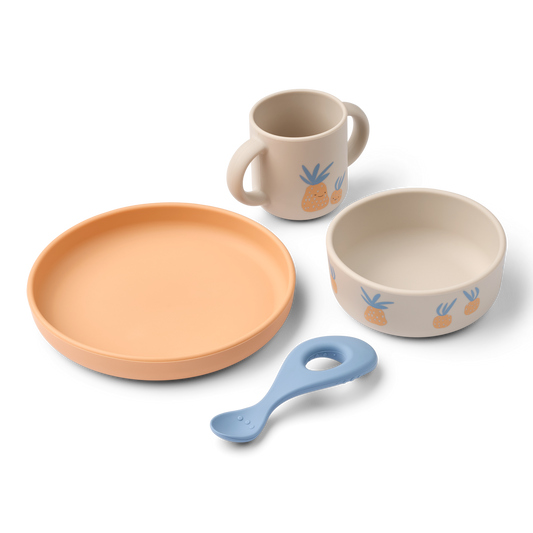 Set de repas Vivi - Pineapple / Sandy