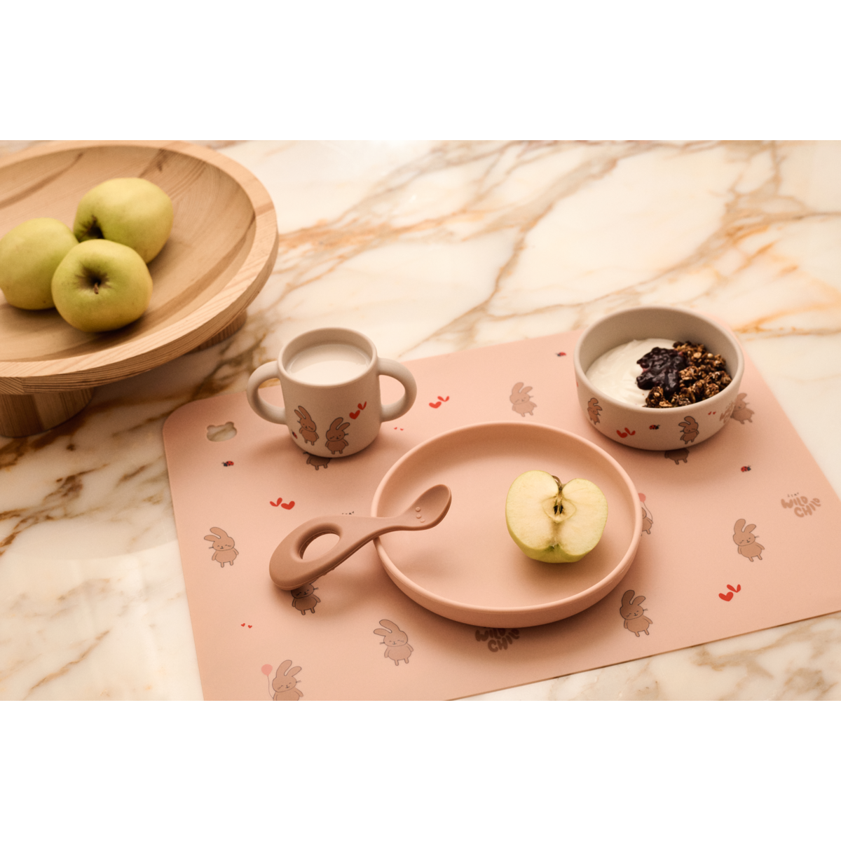 Set de repas Vivi - Wild child / Rosey