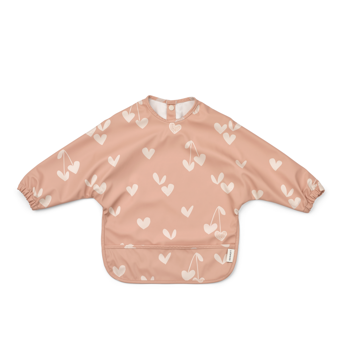 Bavoir/tablier à manches - Sweethearts / Pale tuscany