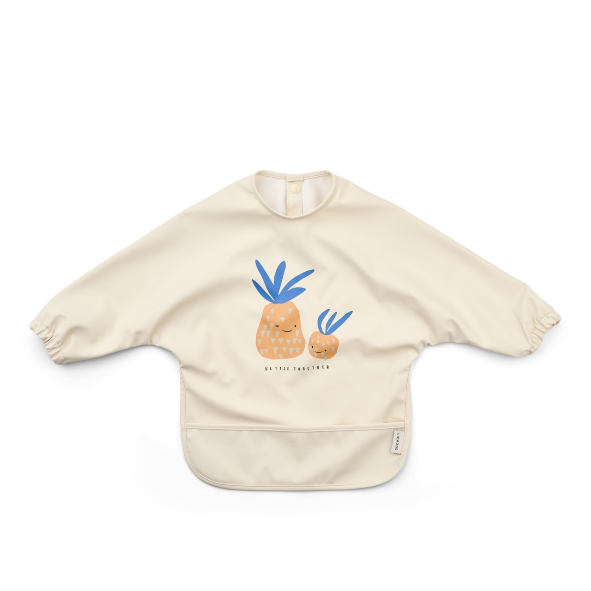 Bavoir/tablier à manches - Pineapple / Sandy — Liewood , Lyon