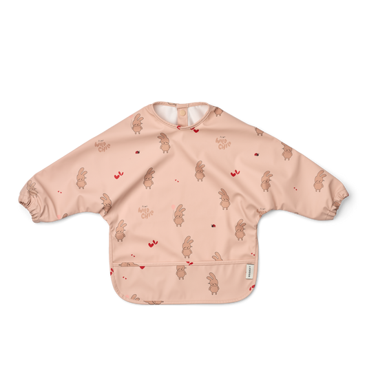 Bavoir/tablier à manches - Wild child / Rosey