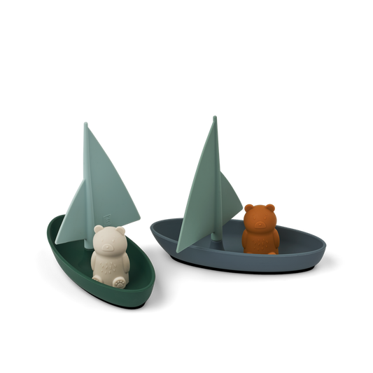 Lot de 2 bateaux Ensley - Whale blue multi mix