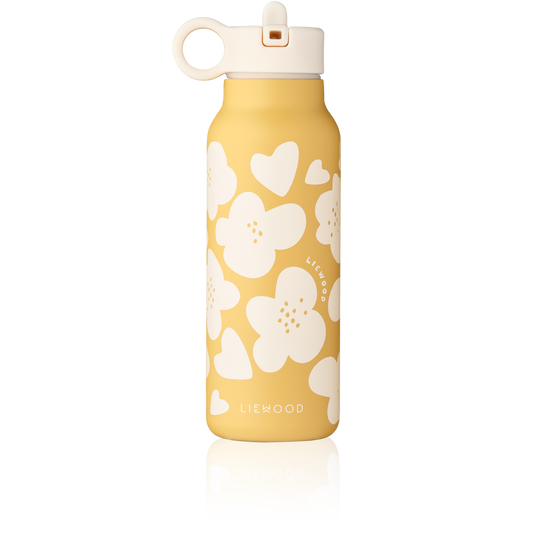 Bouteille isotherme - Flower/Lemon yellow 350 mL