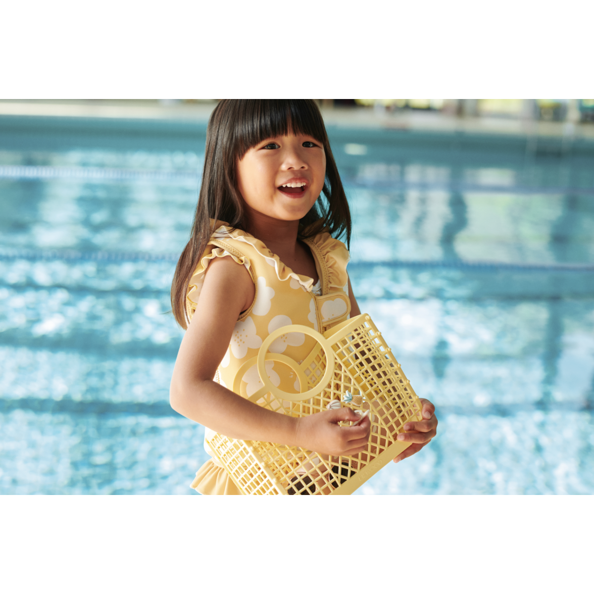 Gilet de natation Dove - Flower/Lemon yellow — Liewood , Lyon