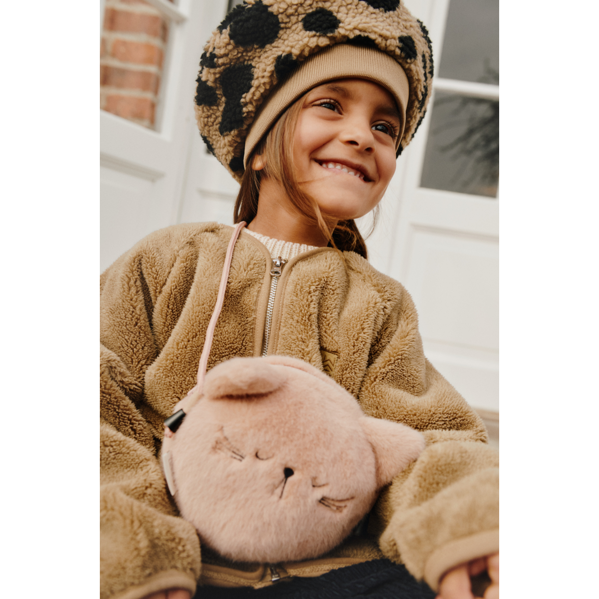 Sac en peluche Dianne - Chat pale tuscany