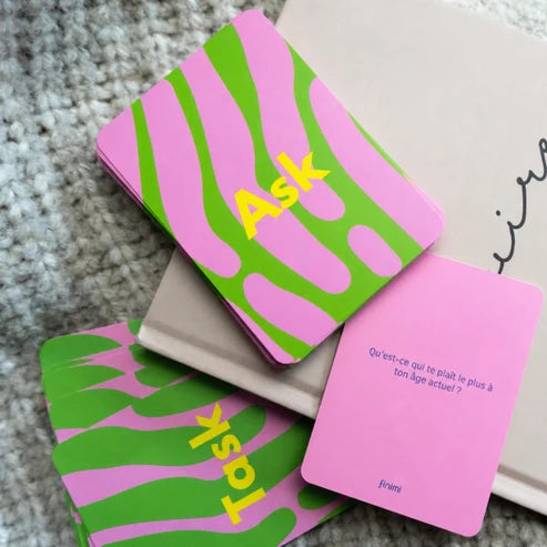 Cartes de discussion Ask & Task - Anniversaire