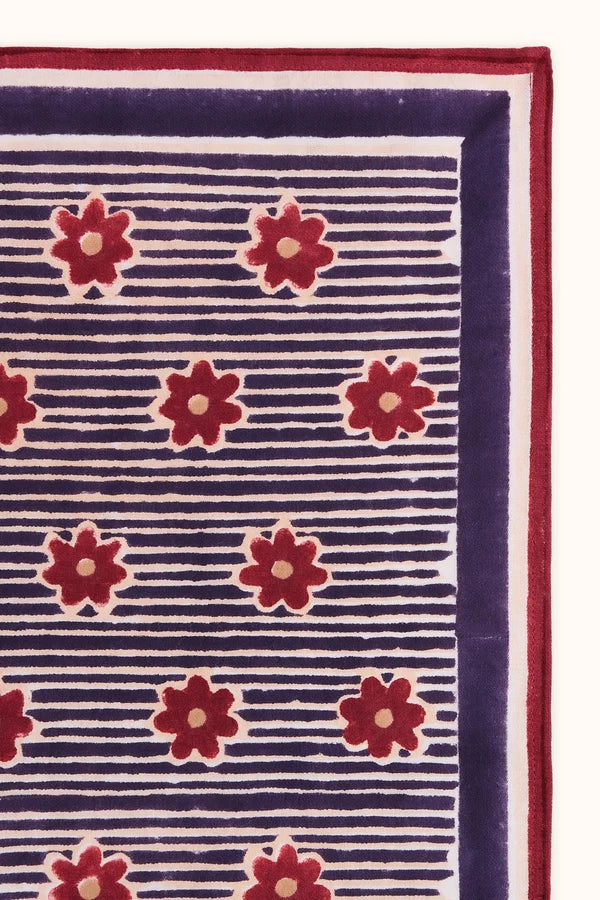 Small foulard Manika - Anna groseille