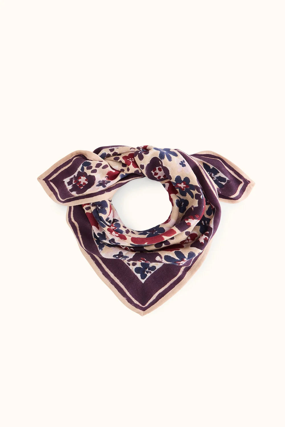 Small foulard Manika - Polly macadamia