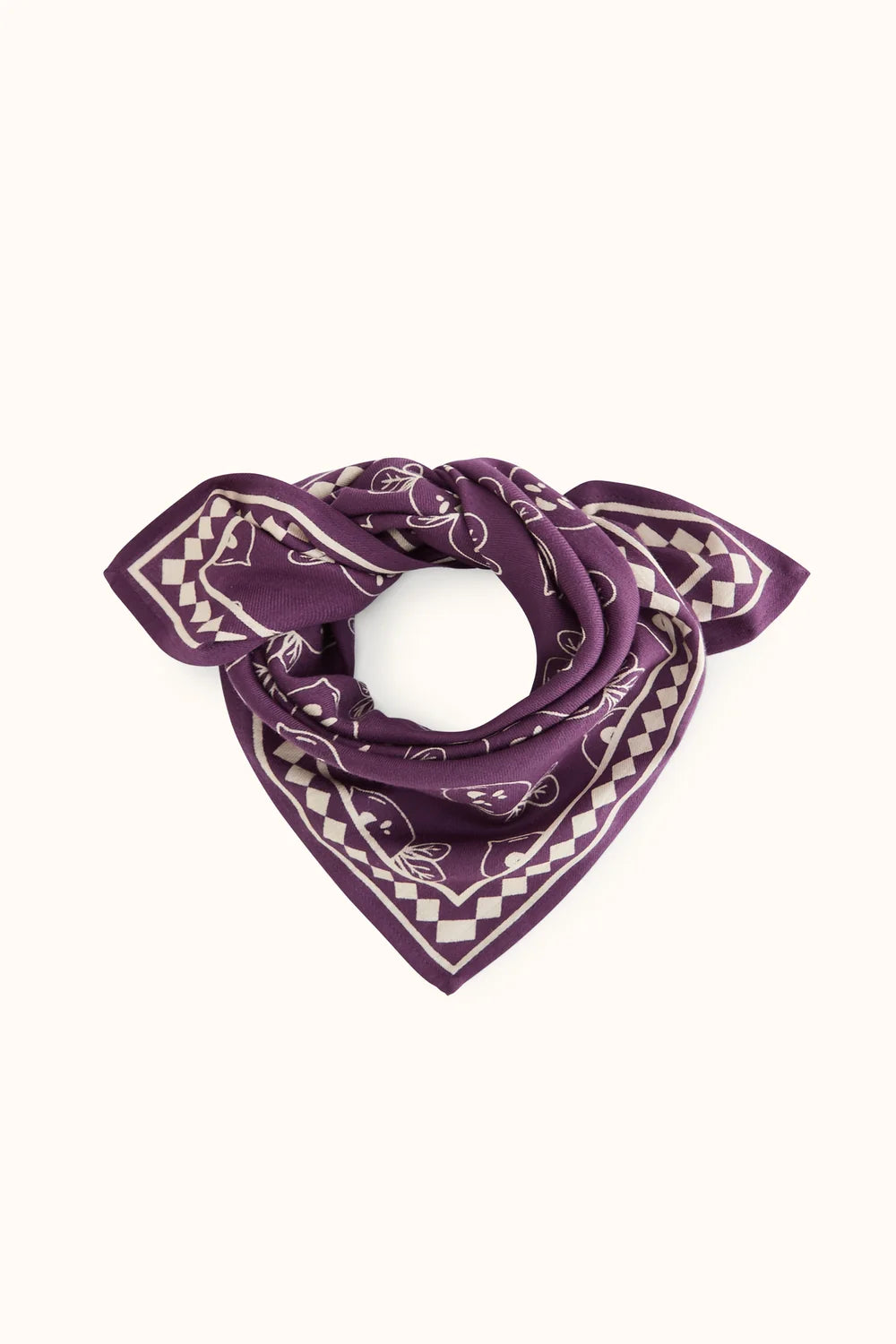 Small foulard Manika - Roots taffeta