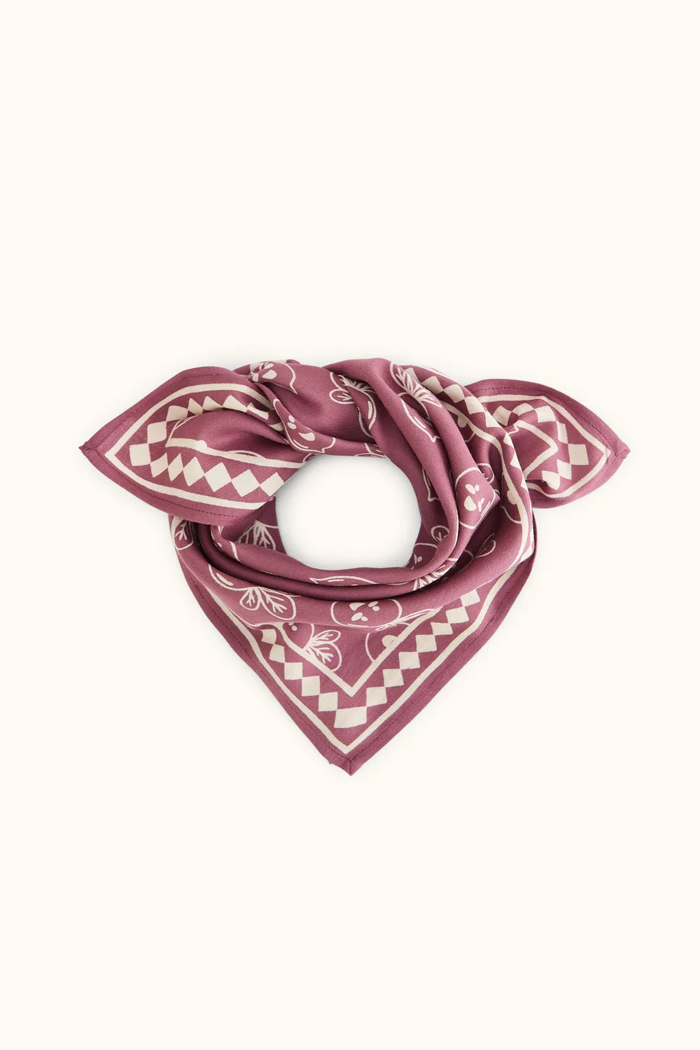 Small foulard Manika - Roots taupe