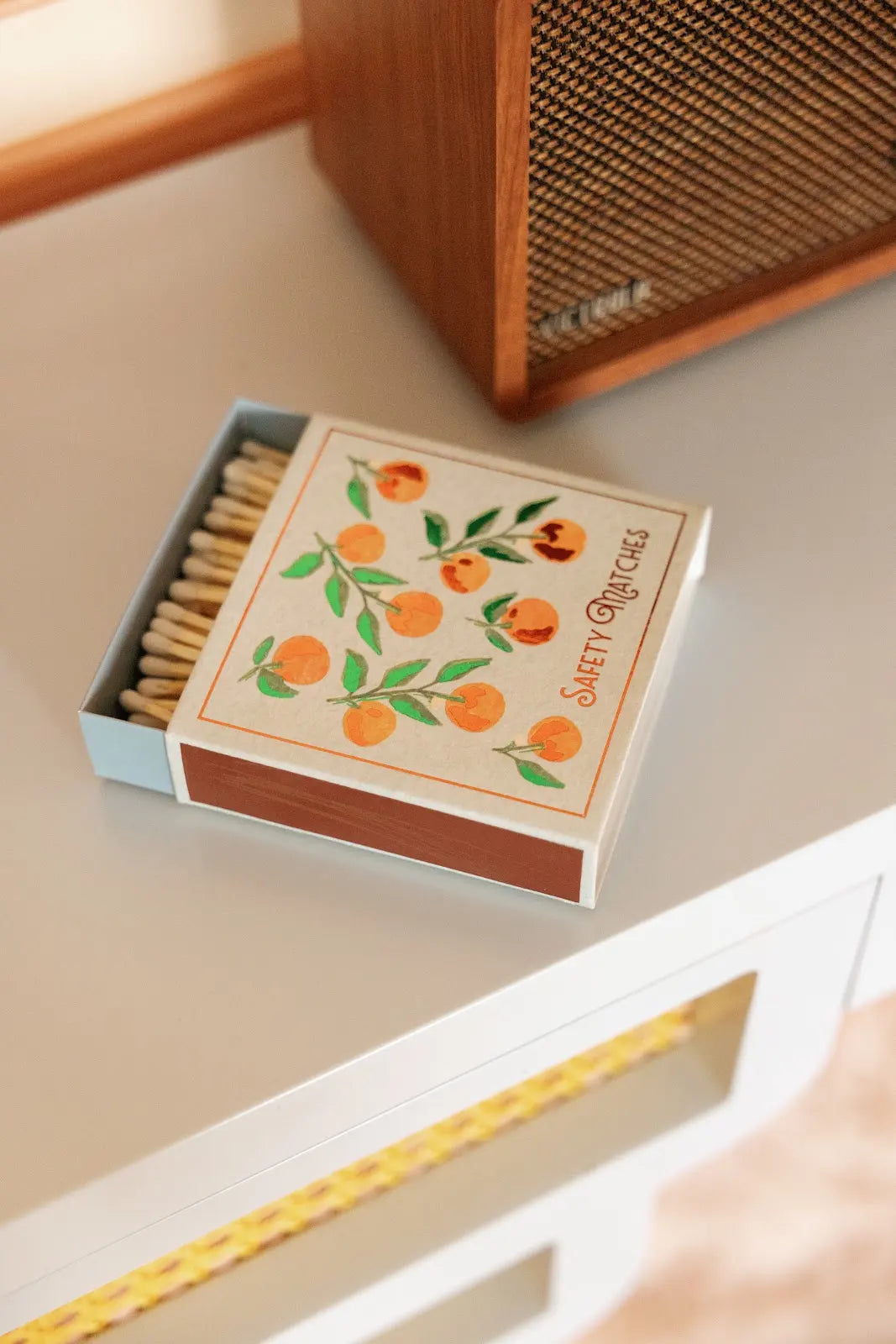 Boîte d'allumettes (125 pcs) - Oranges