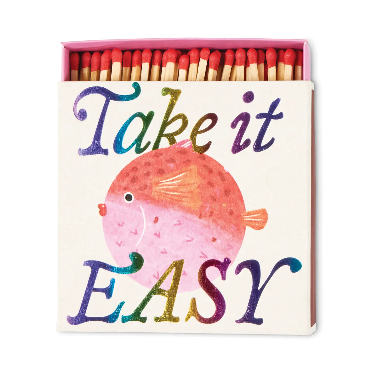 Boîte d'allumettes (125 pcs) - Take it easy puffer fish