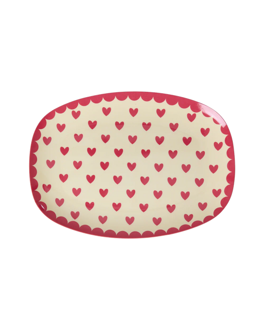 Plateau Favorite hearts - Rouge