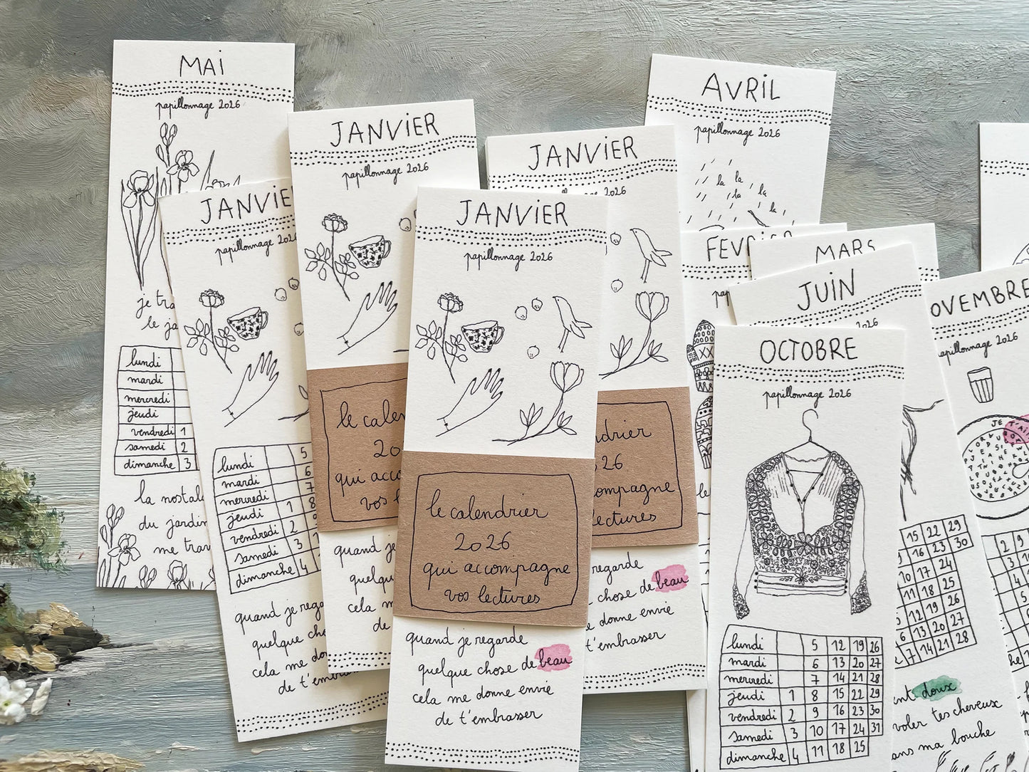 Calendrier Marque-page 2026