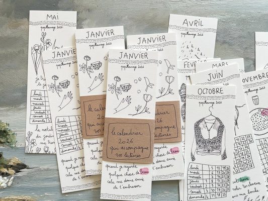 Calendrier Marque-page 2026