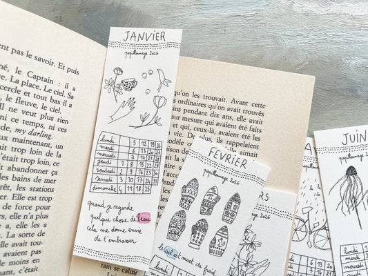 Calendrier Marque-page 2026