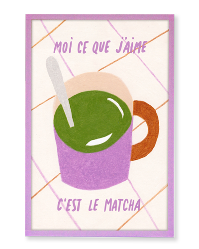 Cadre A6 - Matcha