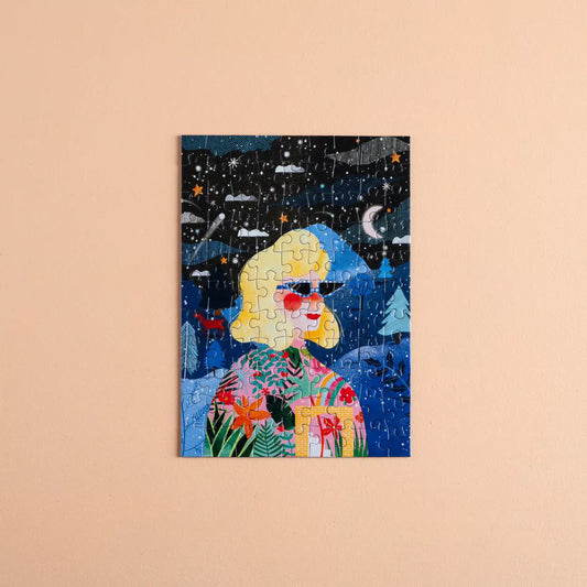 Mini puzzle Summer inside