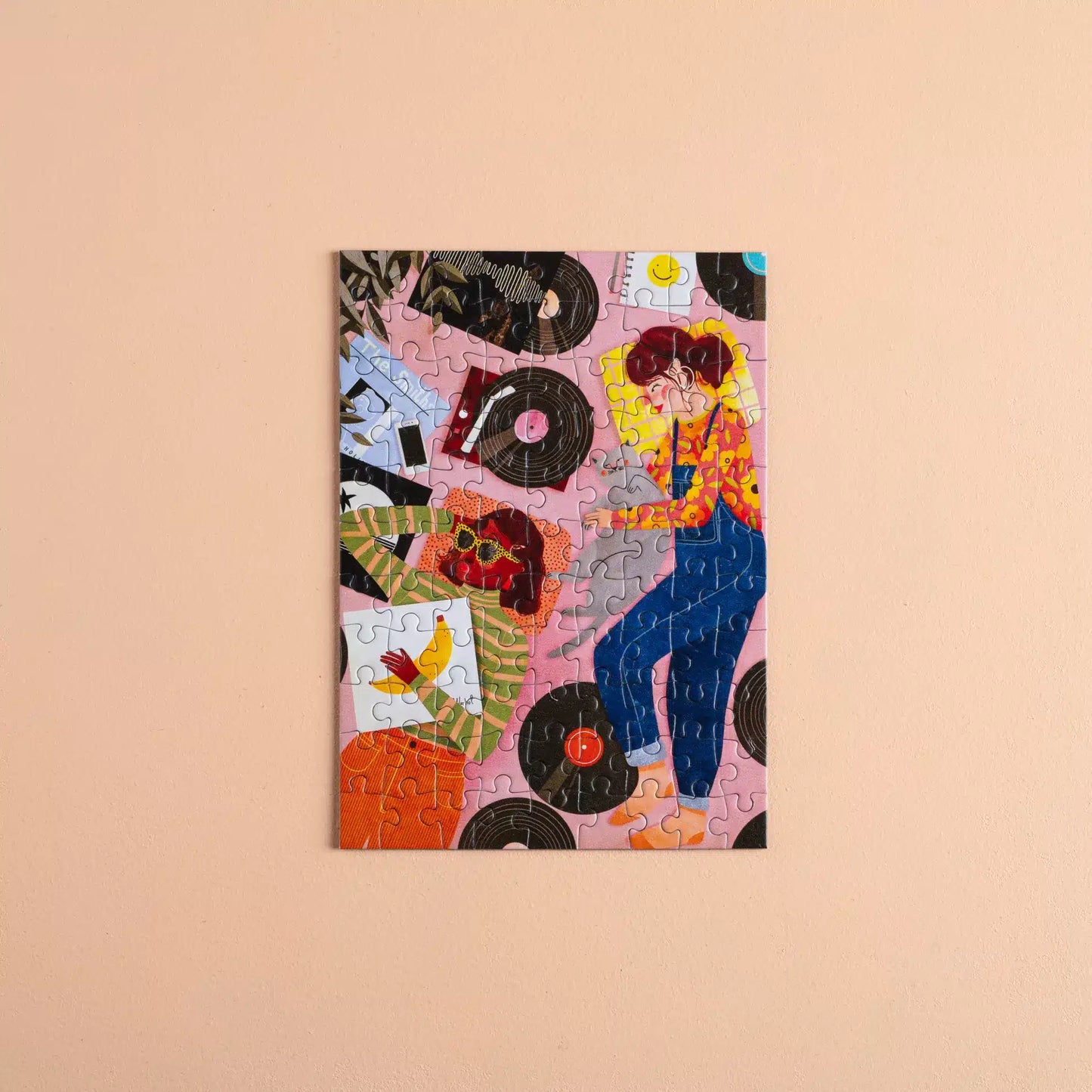 Mini puzzle Vinyl girl